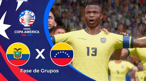 EQUADOR X VENEZUELA MELHORES MOMENTOS 1ª RODADA COPA AMÉRICA 2024