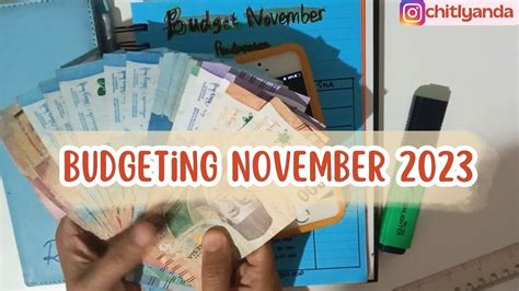 BUDGETING PENGELUARAN NOVEMBER 2023 GAJI 3 JUTA BUAT YANG TINGGAL DI