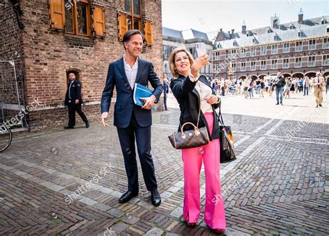 Mark Rutte Vvd Sophie Hermans Vvd Editorial Stock Photo Stock Image