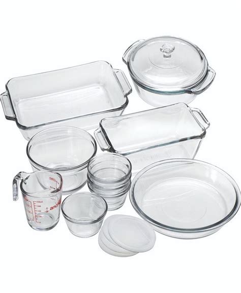 Anchor Hocking 15 Pc Oven Basics Bakeware Set Macys