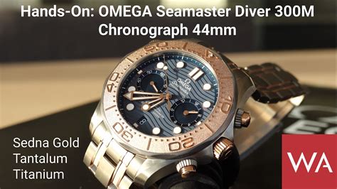 Omega Introduces The Seamaster Diver M Chronograph Gold Titanium