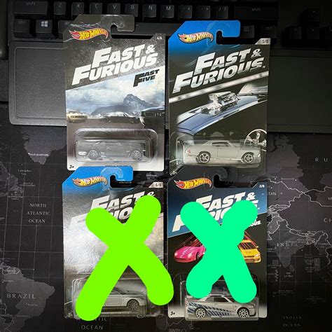 Hot Wheels Fast Furious Nissan Skyline GT R KPGC Black Brian S R Silver Blue Strip