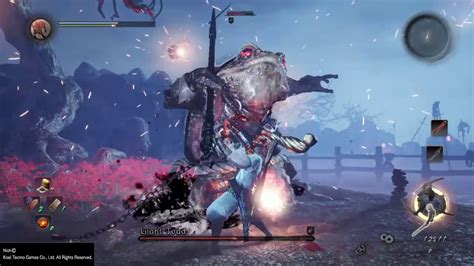 Nioh Giant Toad The Giant Frog Brawl Youtube