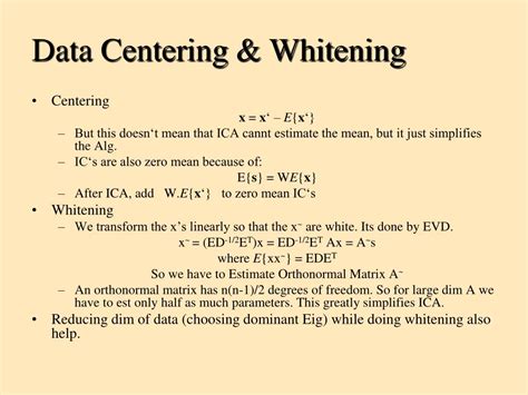 Ppt Independent Components Analysis Powerpoint Presentation Free