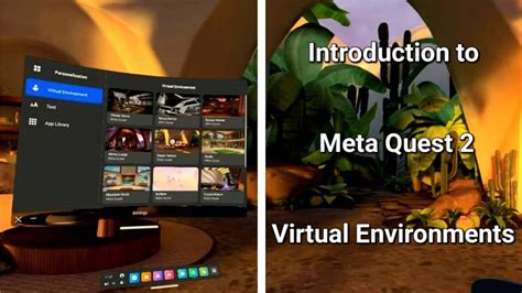 Meta Quest 2 Introduction Virtual Home Virtual Environments Youtube