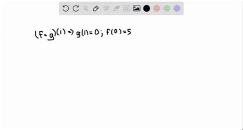 For The Following Exercises Use The Function Values For F And G Shown