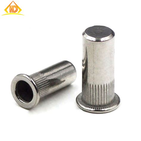 Ss316 Reduced Head Full Hex Closed End Rivet Nut Closed End Rivet Nut