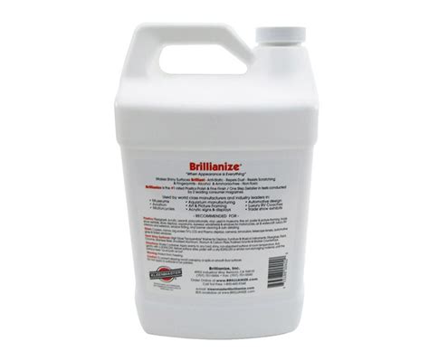 Brillianize 128 1r Plastic Cleaner And Polisher Gallon