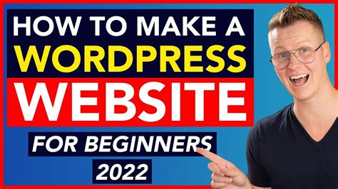 How To Make A WordPress Website Beginners Tutorial 2022 YouTube