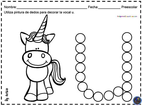 Cuaderno Para Preescolar Vocales Letra U Imagenes Educativas