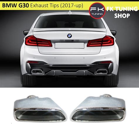 Bmw G30 M Sport Egzoz Ucu Krom 2 Adet FK Tuning Shop Oto Aksesuar