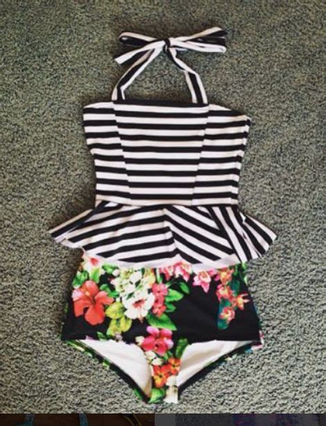 Poppy Peplum Swimsuits Cute Swimsuits Modest Swimsuits