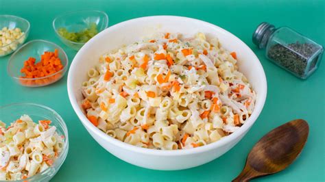 Chicken Macaroni Salad Southeast Asian Recipes Nyonya Cooking