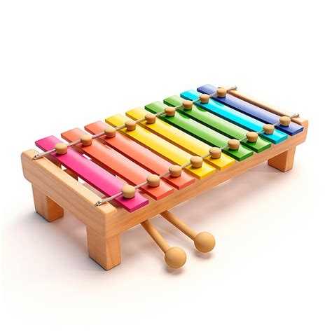 Premium Photo Xylophone Percussion Musical Instrument Closeup Isolated On White