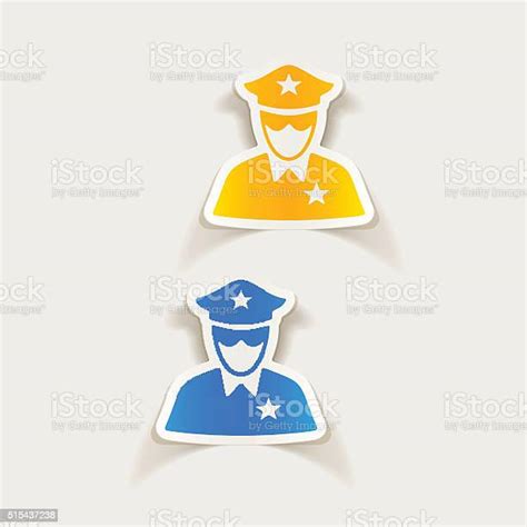 Realistic Design Element Police Officer Stock Illustration Download Image Now Authority