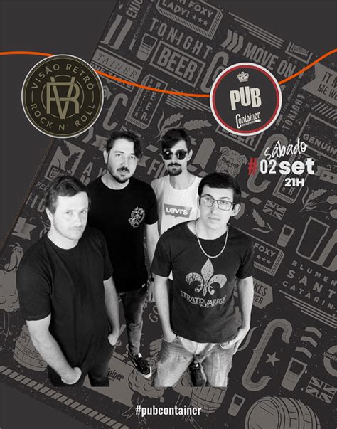 Banda Visão Retrô no Pub Container Blumenau aqui a vida acontece