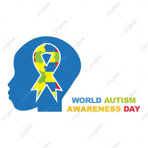 Autism Awareness Ribbon Clipart Png Images World Awareness Day Autism