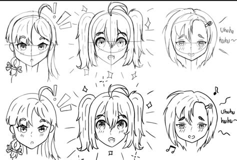 How To Draw Female Hair Anime