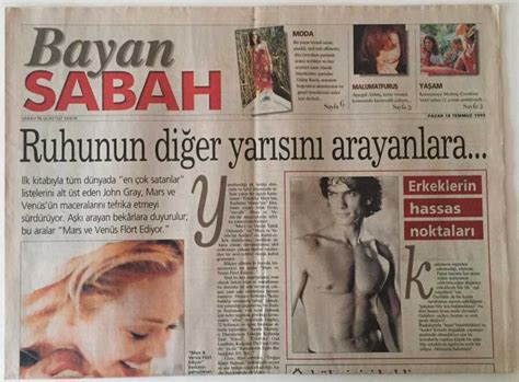 Sabah Gazetesi Bayan Sabah Eki 18 Temmuz 1999 Mehmet Aslantuğ Eşi