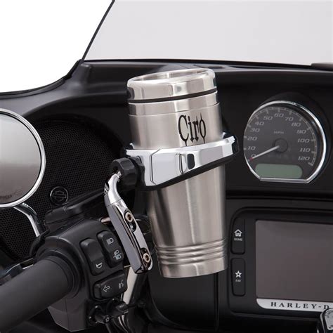 Interior Accessories Ciro Chrome Big Ass Drink Holder With Chrome Perch