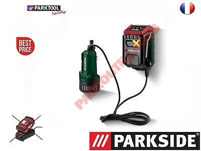 Parkside Pompe Pour Collecteur De Pluie Sans Fil Prpa Li B V