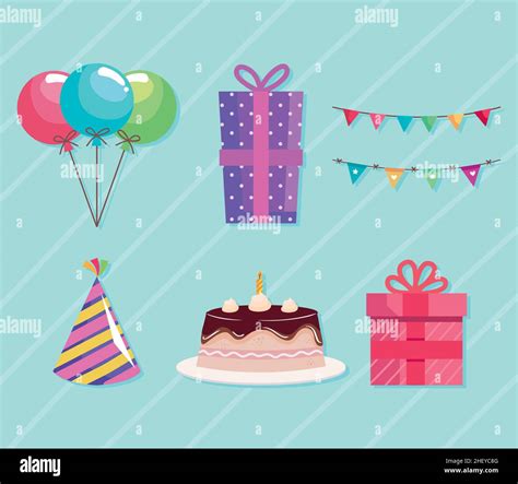 Happy Birthday Celebration Stock Vector Image And Art Alamy