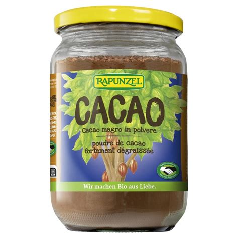 Cacao Magro In Polvere Rapunzel Agricoltura Biologica Naturas