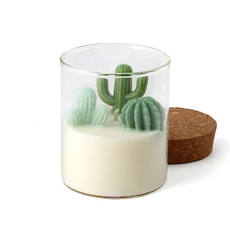 Terrarium Candle Cactus Candles Flower Candles Uncommongoods