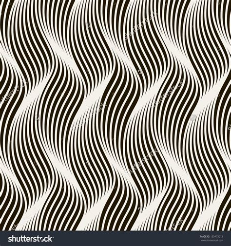 Seamless Ripple Pattern Repeating Vector Texture Stock Vector Metal Facade Geometric