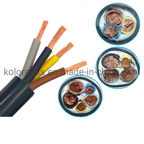 Rvv 300 500 V Copper Conductor PVC Insulated And Sheathed Flexible