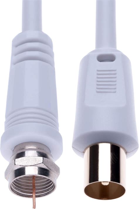 F Plug To Tv Coaxial Plug