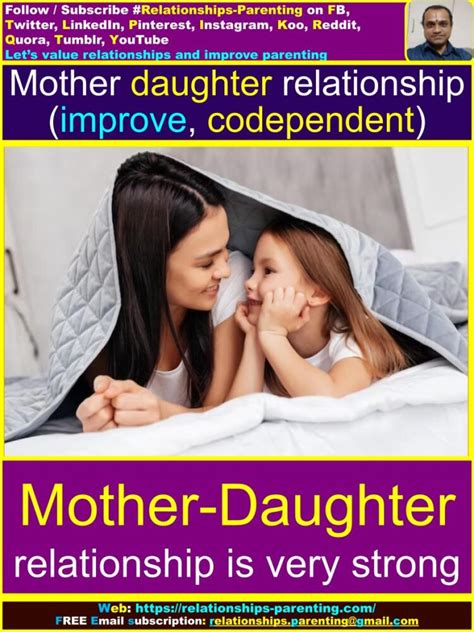 Mother Daughter Relationship Improve Codependent Psychology