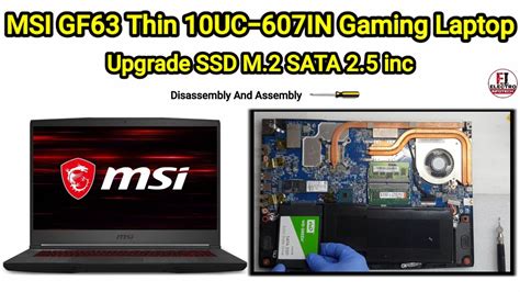 Upgrading The Ssd And Hdd In The Msi Gf Gaming Laptop Off