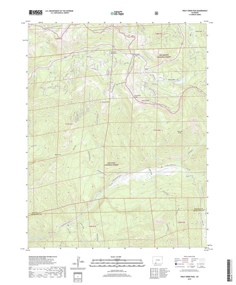 Wolf Creek Pass Colorado Us Topo Map Mytopo Map Store