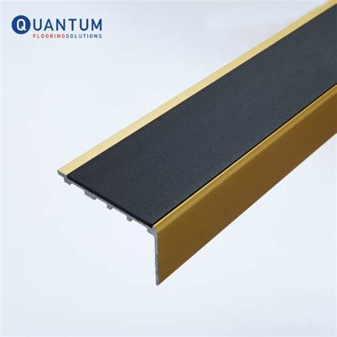 Traditional Bronze Brass Effect Stair Nosing Stair Edging Quantum Flooring Solutions A