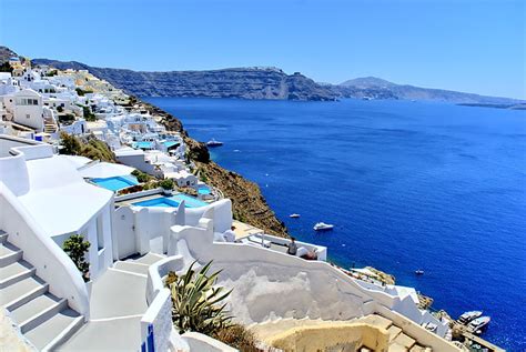 Free photo: greece, santorini, beach, the sun, holidays, summer ...