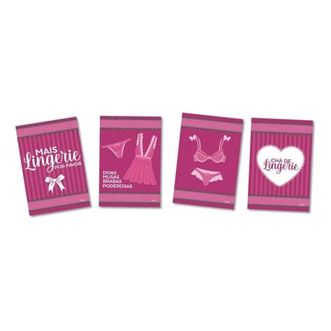 Kit Festa Decoração Chá de Lingerie Peças