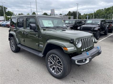 New 2023 Jeep Wrangler Sahara 4xe Sport Utility In Natrona Heights Aj230422 1 Cochran