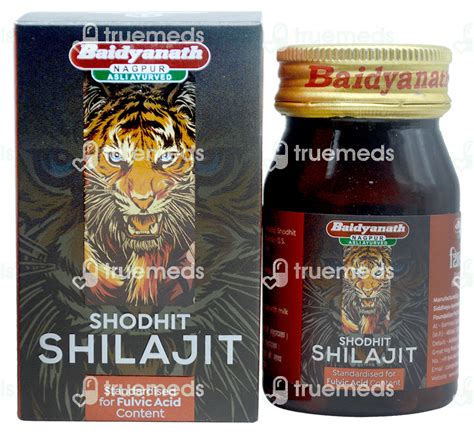 Baidyanath Shodhit Shilajit Capsule Uses Side Effects Dosage