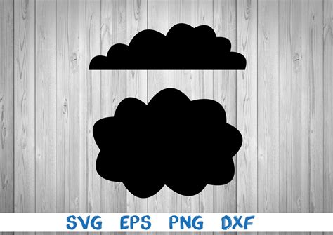 Nube Nubes Silueta Imagen Svg Png Eps Dxf Archivo De Descarga