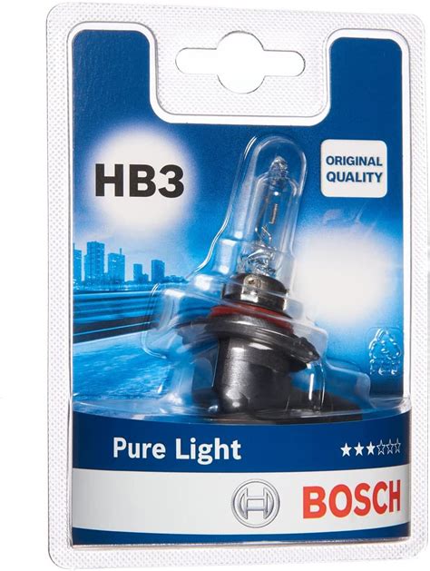 Amazon Fr Bosch Hb Pure Light Lampe De Phare V W P D