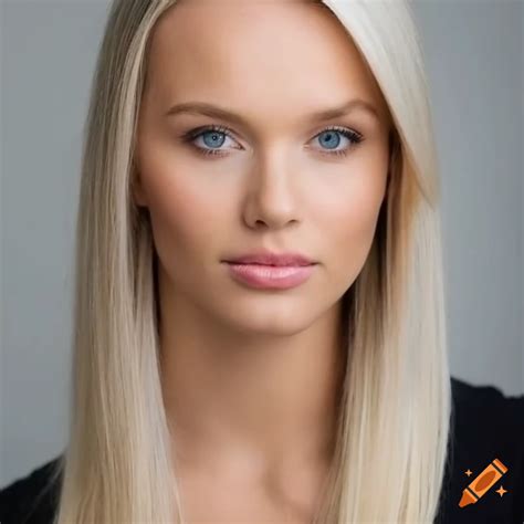 Swedish Young Woman With Platinum Blonde Hair And Pale Skin On Craiyon