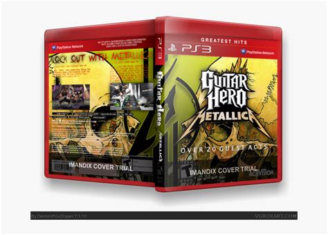 Guitar Hero Metallica Box Art Cover - Guitar Hero Box Art, HD Png ...