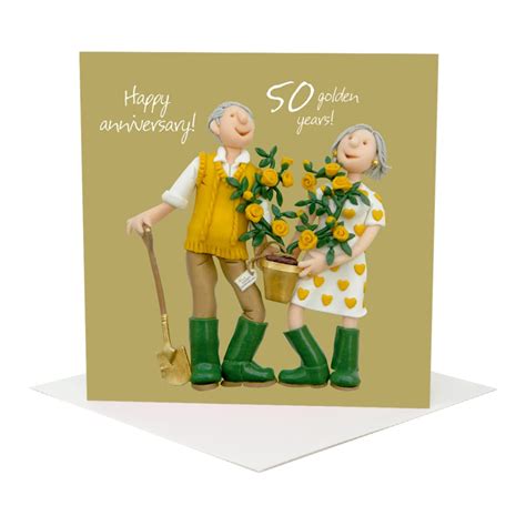 Buy Holy Mackerel Happy 50th Golden Anniversary Greeting Card One Lump