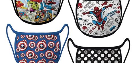 New Marvel Face Masks Available Now