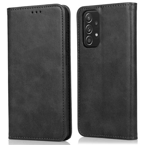 Etui SKÓRZANE NA MAGNES MAGNET CASE SZKŁO 9H do SAMSUNG GALAXY A33 5G