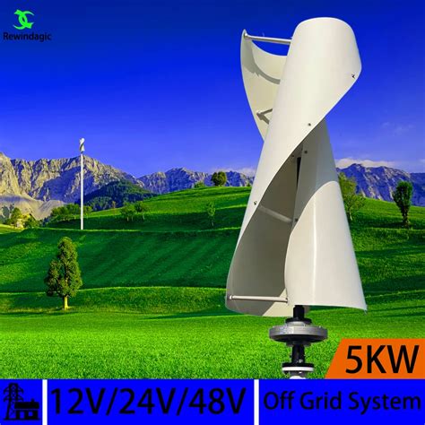 Turbina Wiatrowa Kw Generator Osi Wiatrak R D A Energii V V V