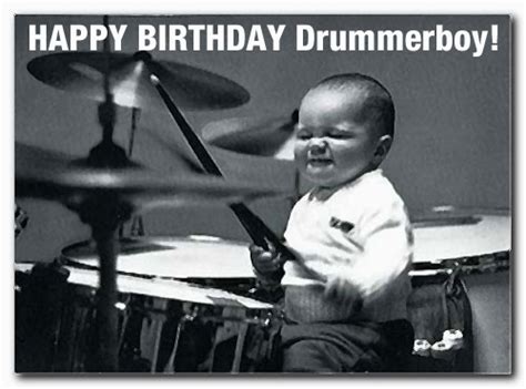 Funny Drummer Birthday Cards Birthdaybuzz