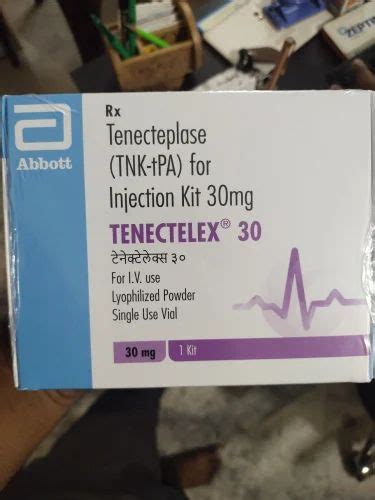 Tenecteplase For Injection Kit 30 Mg At Rs 24000 Piece Gaddiannaram