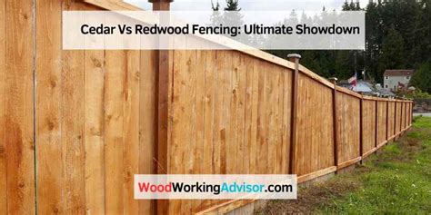 Cedar Vs Redwood Fencing Ultimate Showdown Woodworking Advisor